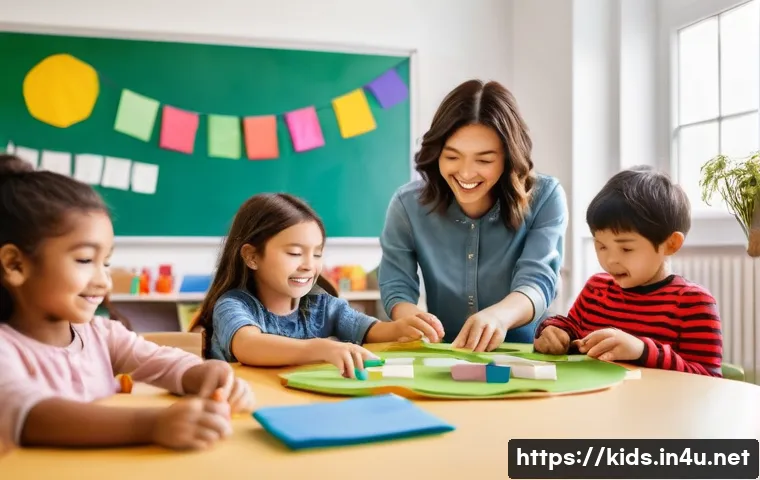 유아교육지도사로서의 평생 학습 계획 - **Image Prompt: Digital and Creative Play in an Early Childhood Classroom**
A vibrant, modern ea...