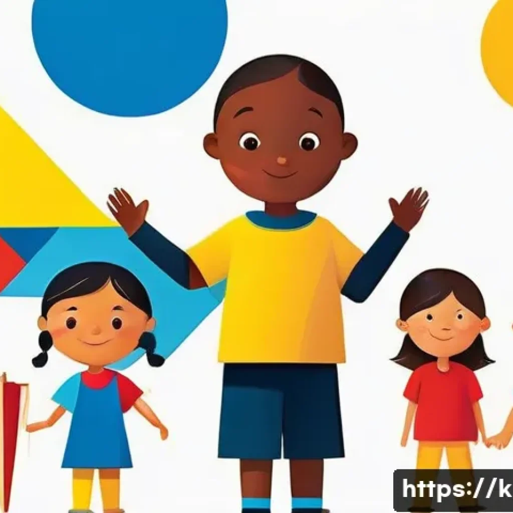 유아교육지도사 교육 자료 제작 팁 - A vibrant and engaging educational poster designed for preschool children, featuring bright primary ...