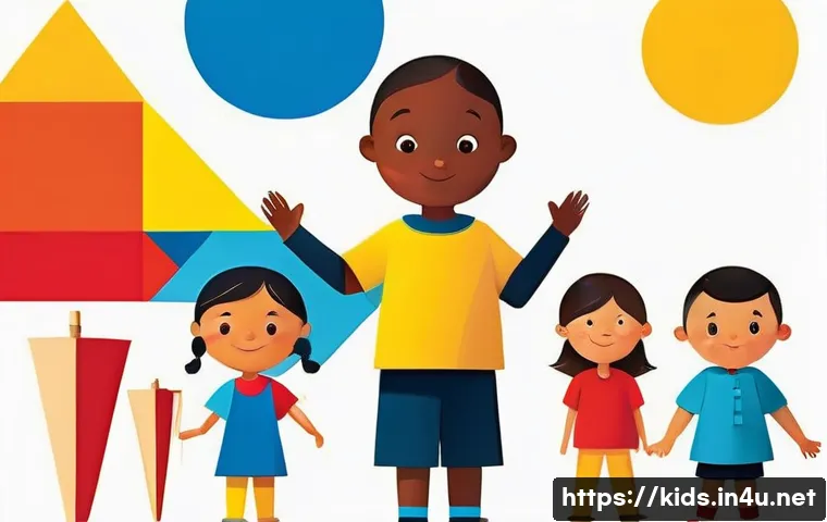 유아교육지도사 교육 자료 제작 팁 - A vibrant and engaging educational poster designed for preschool children, featuring bright primary ...